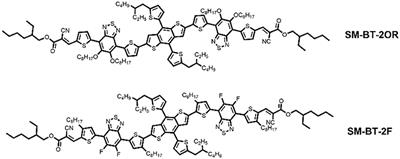 Effects of Alkoxy and Fluorine Atom Substitution of Donor Molecules on the Morphology and Photovoltaic Performance of All Small Molecule Organic Solar Cells